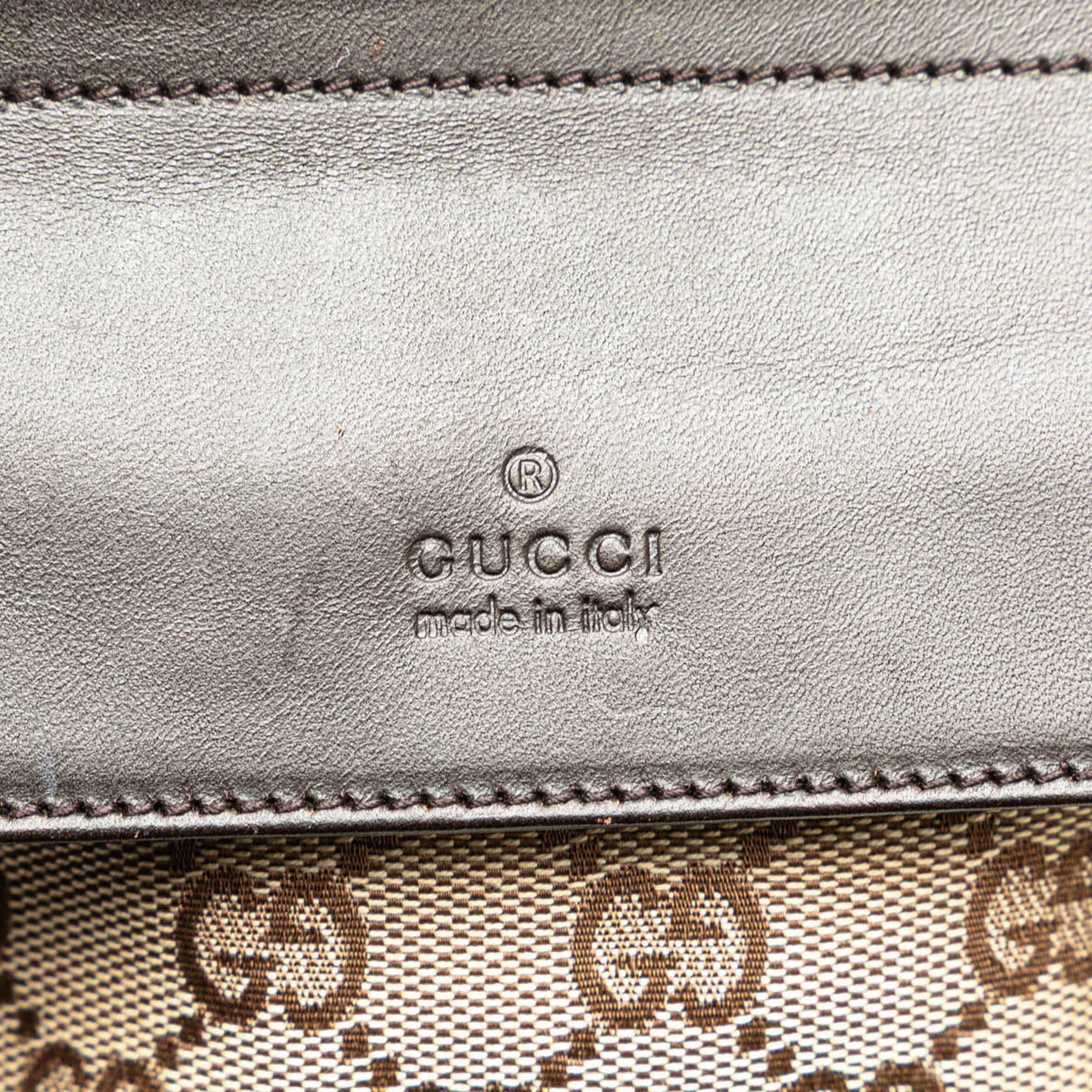 Gucci GG Canvas Double Pocket Belt Bag