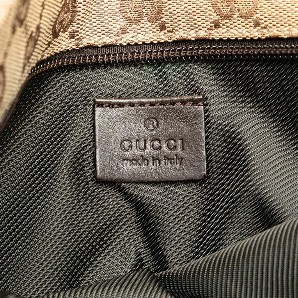 Gucci GG Canvas Double Pocket Belt Bag