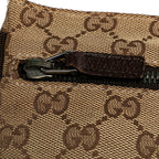 Gucci GG Canvas Double Pocket Belt Bag