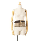 Gucci GG Canvas Double Pocket Belt Bag