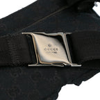 Gucci GG Canvas Double Pocket Belt Bag