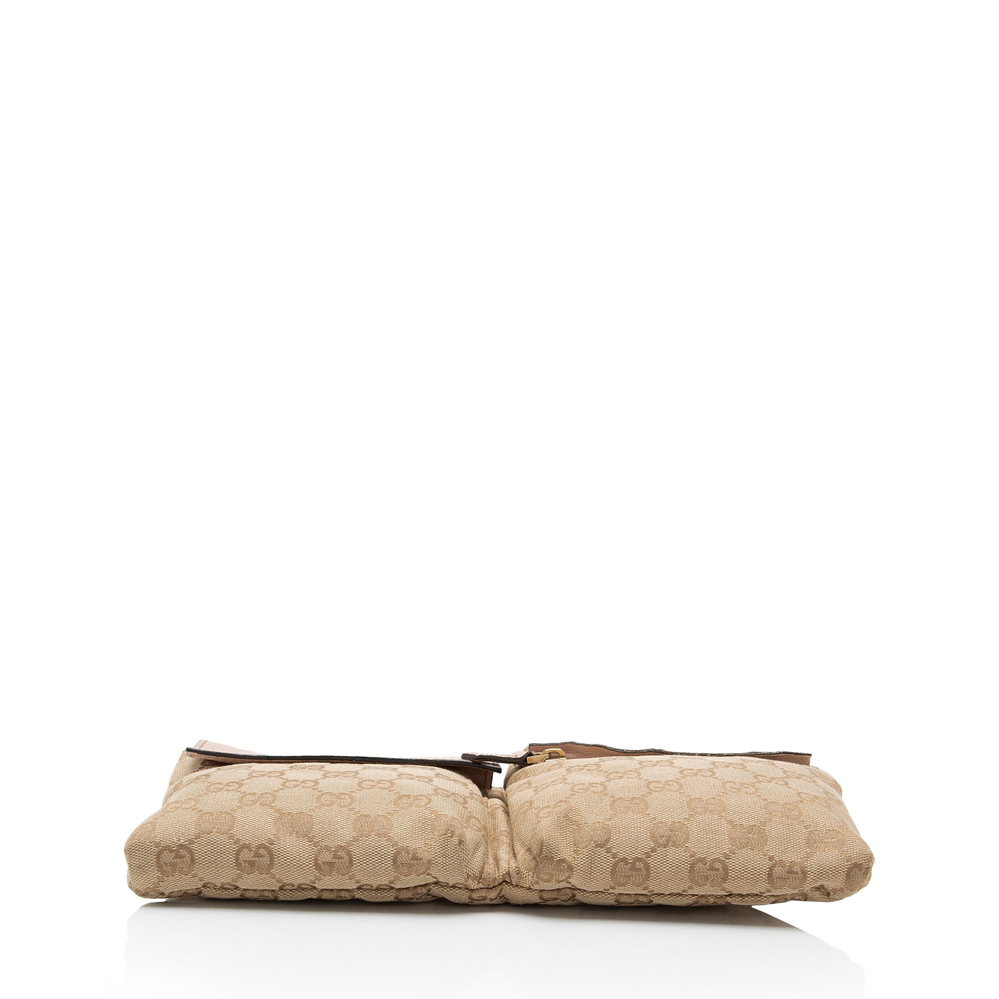 Gucci GG Canvas Double Pocket Belt Bag