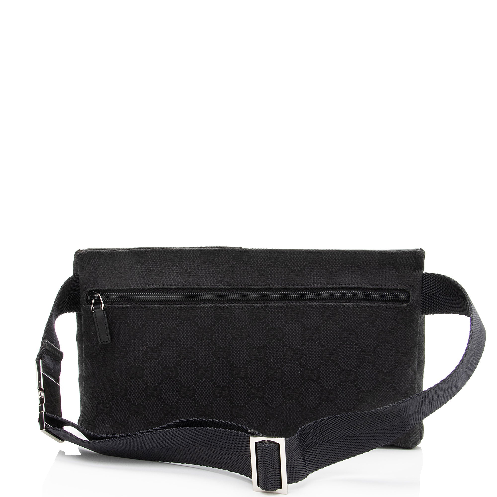 Gucci GG Canvas Double Pocket Belt Bag