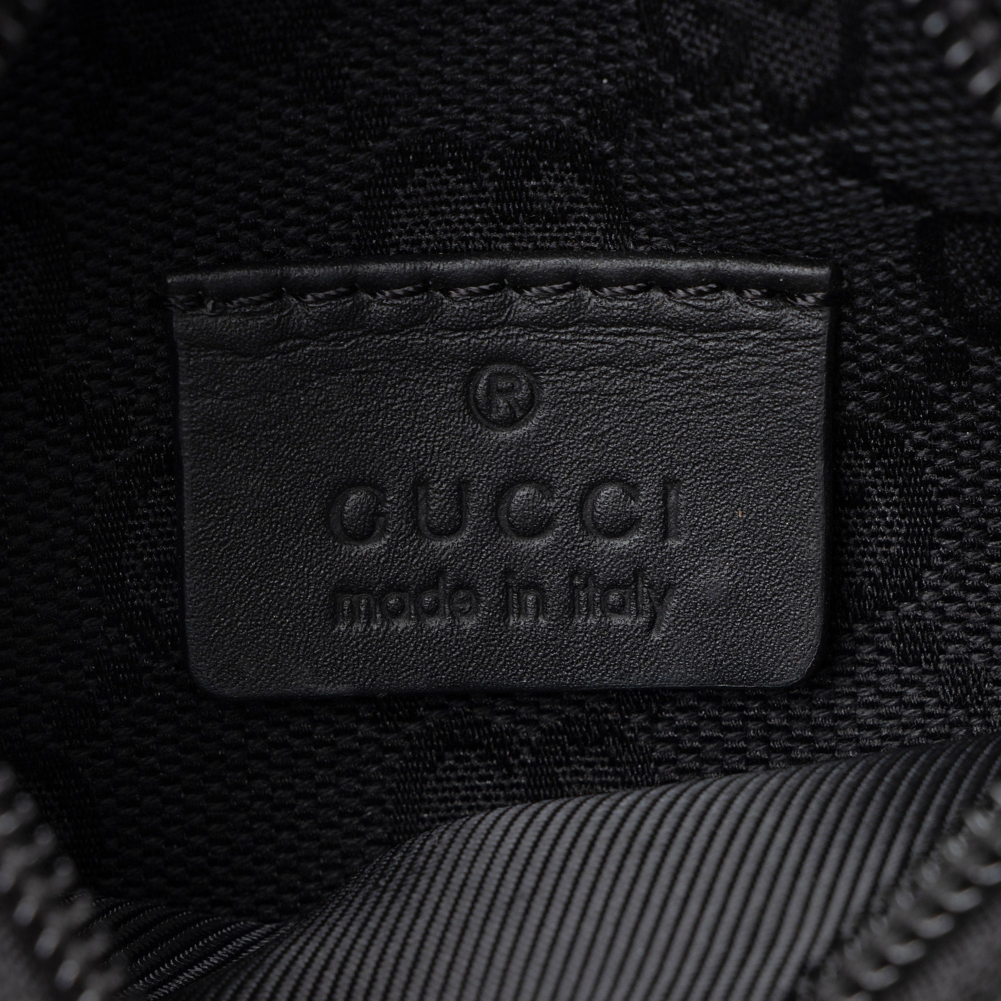 Gucci GG Canvas Double Pocket Belt Bag