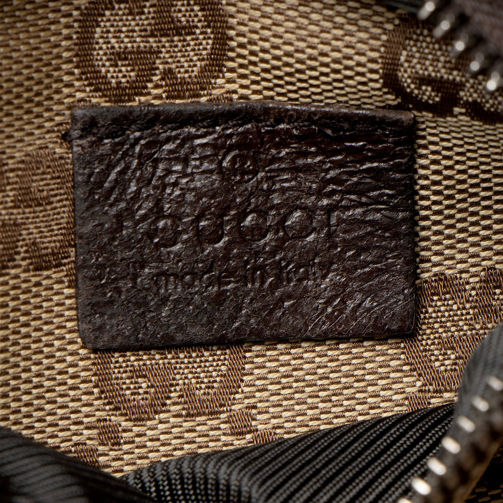 Gucci GG Canvas Double Pocket Belt Bag