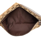 Gucci GG Canvas Double Pocket Belt Bag