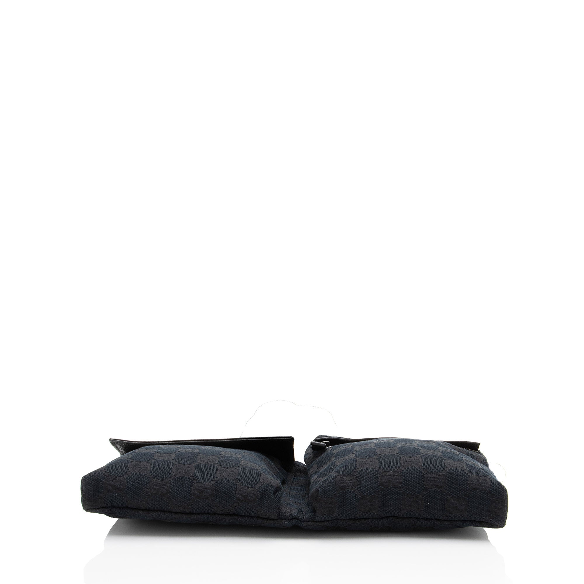 Gucci GG Canvas Double Pocket Belt Bag