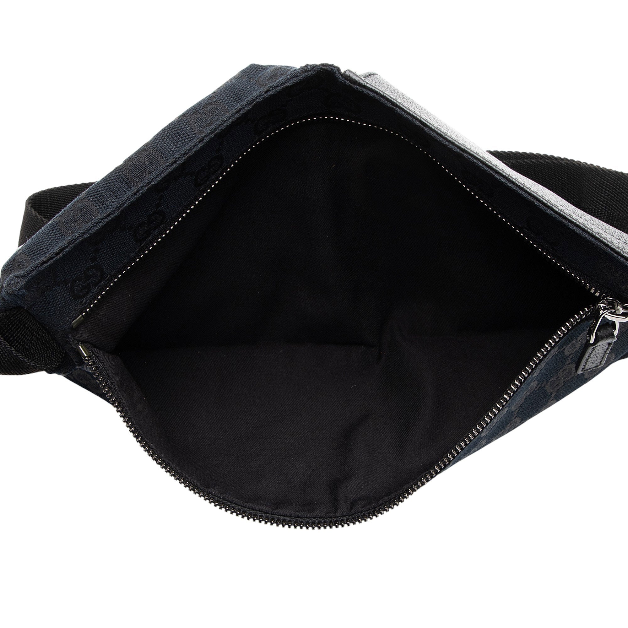 Gucci GG Canvas Double Pocket Belt Bag