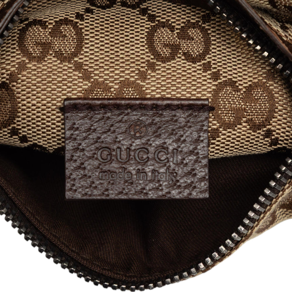 Gucci GG Canvas Double Pocket Belt Bag