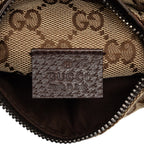 Gucci GG Canvas Double Pocket Belt Bag