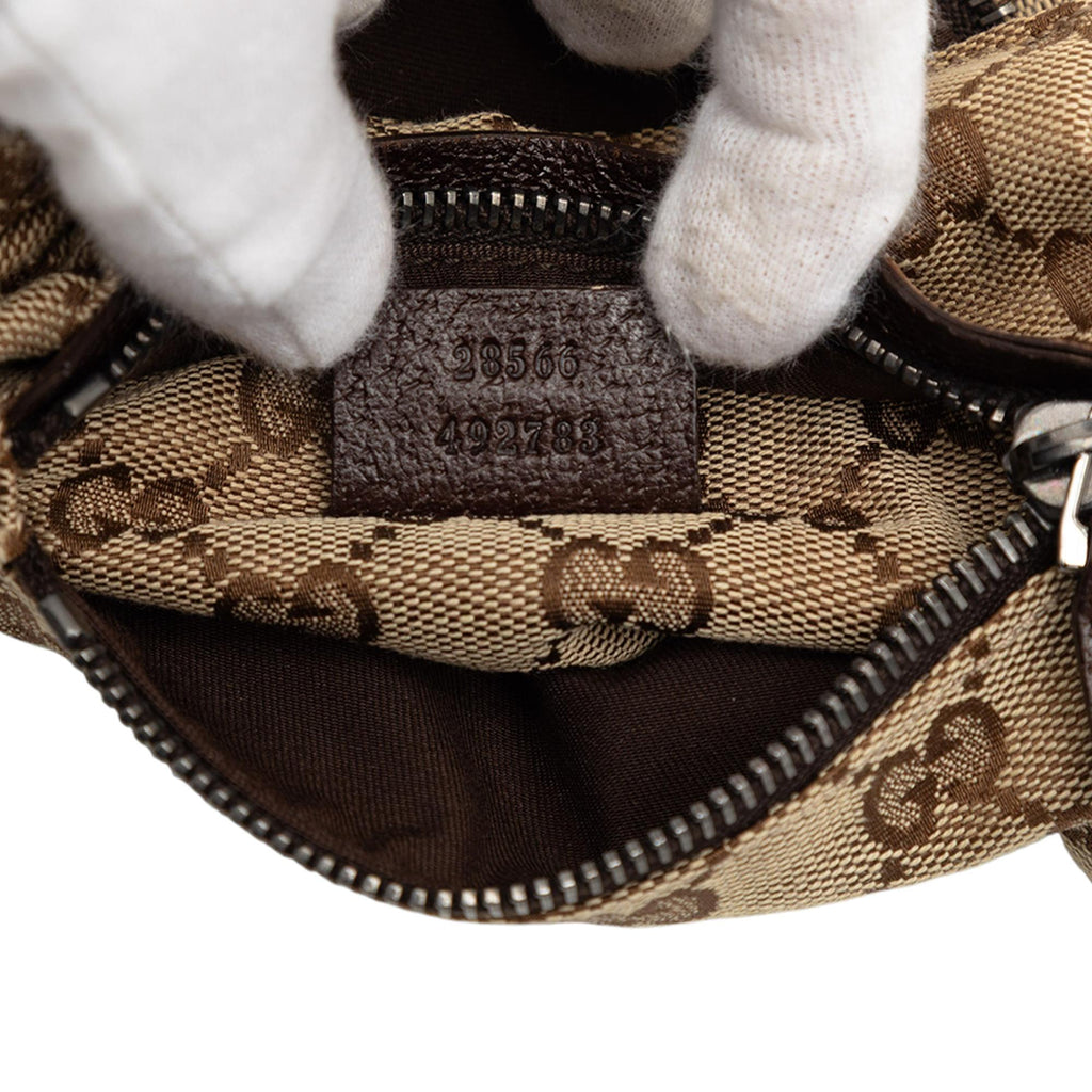 Gucci GG Canvas Double Pocket Belt Bag