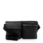 Gucci GG Canvas Double Pocket Belt Bag