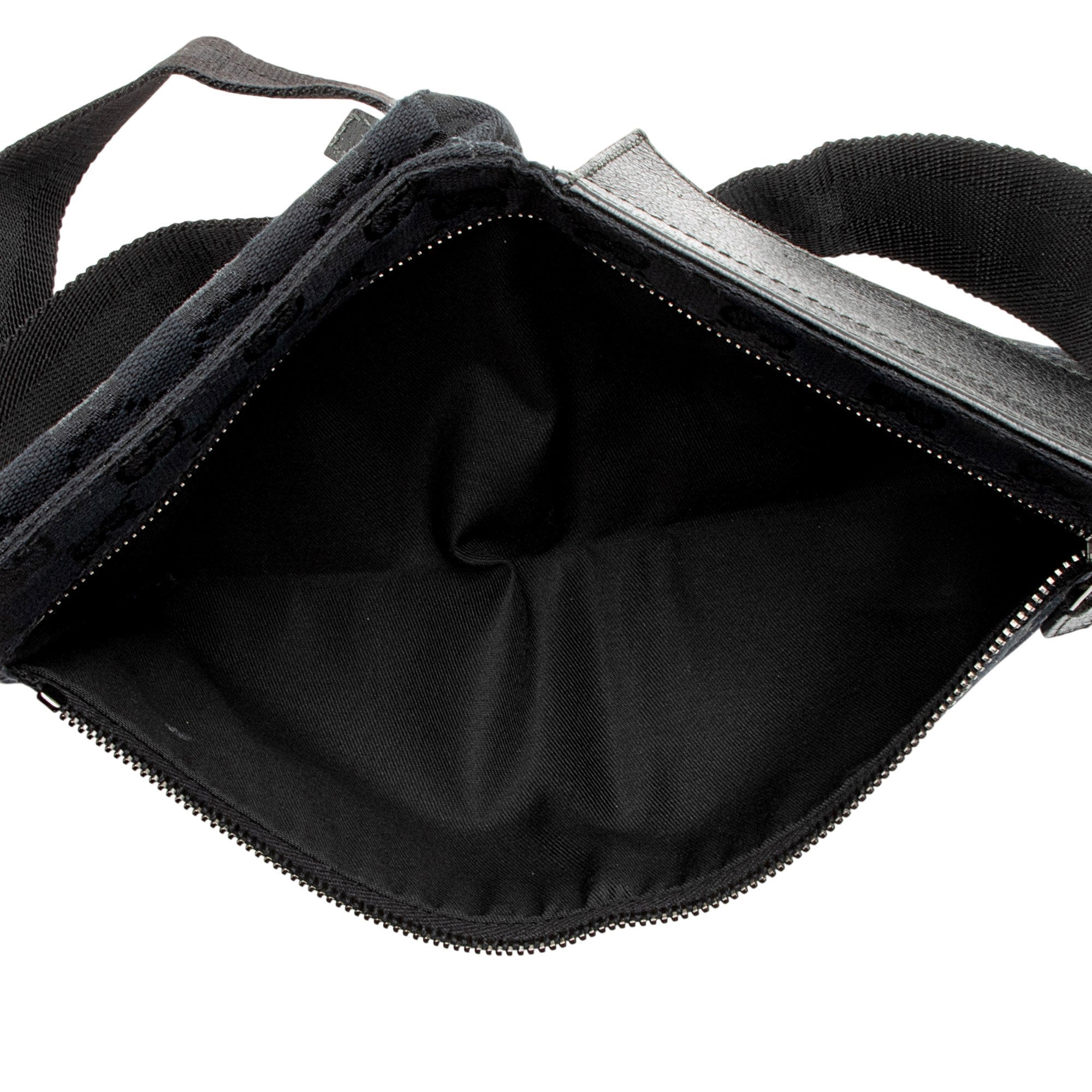 Gucci GG Canvas Double Pocket Belt Bag