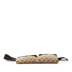 Gucci GG Canvas Double Pocket Belt Bag