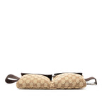 Gucci GG Canvas Double Pocket Belt Bag