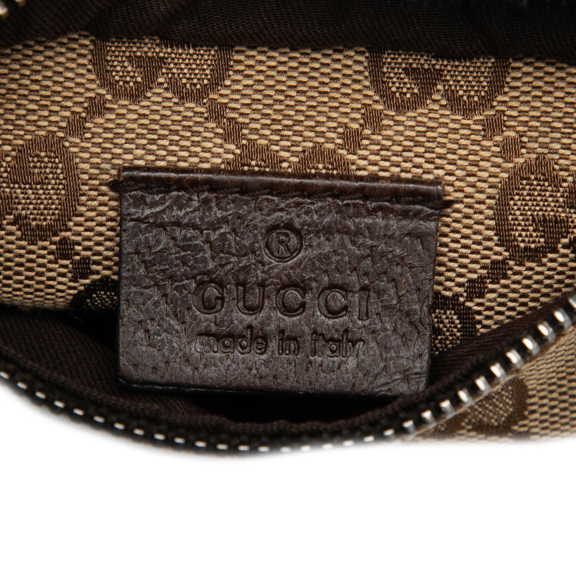 Gucci GG Canvas Double Pocket Belt Bag