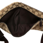 Gucci GG Canvas Double Pocket Belt Bag