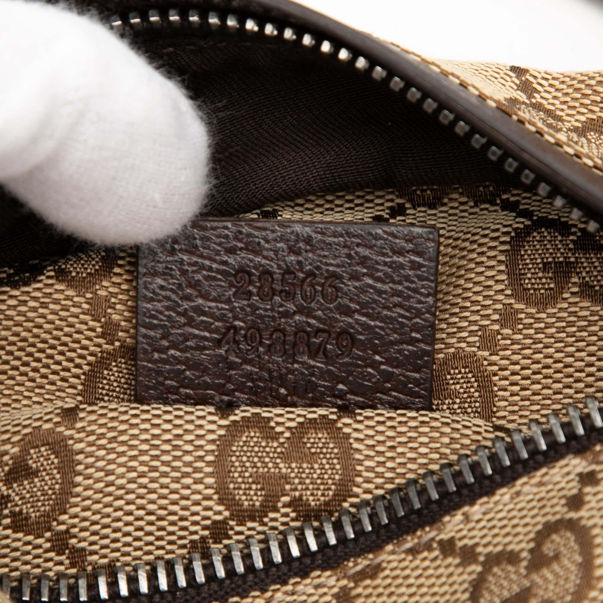 Gucci GG Canvas Double Pocket Belt Bag