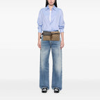 Gucci GG Canvas Double Pocket Belt Bag