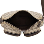 Gucci GG Canvas Double Pocket Messeneger Bag (SHF-UBcIwa)