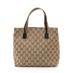 Gucci GG Canvas Double Pocket Tote (SHF-23270)