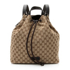 Gucci GG Canvas Drawstring Backpack (SHF-20125)