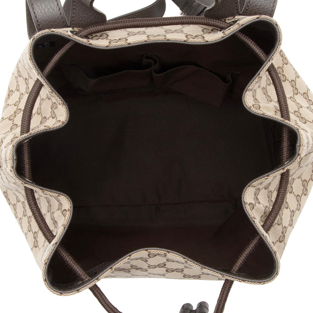 Gucci GG Canvas Drawstring Backpack (SHF-USUhpl)
