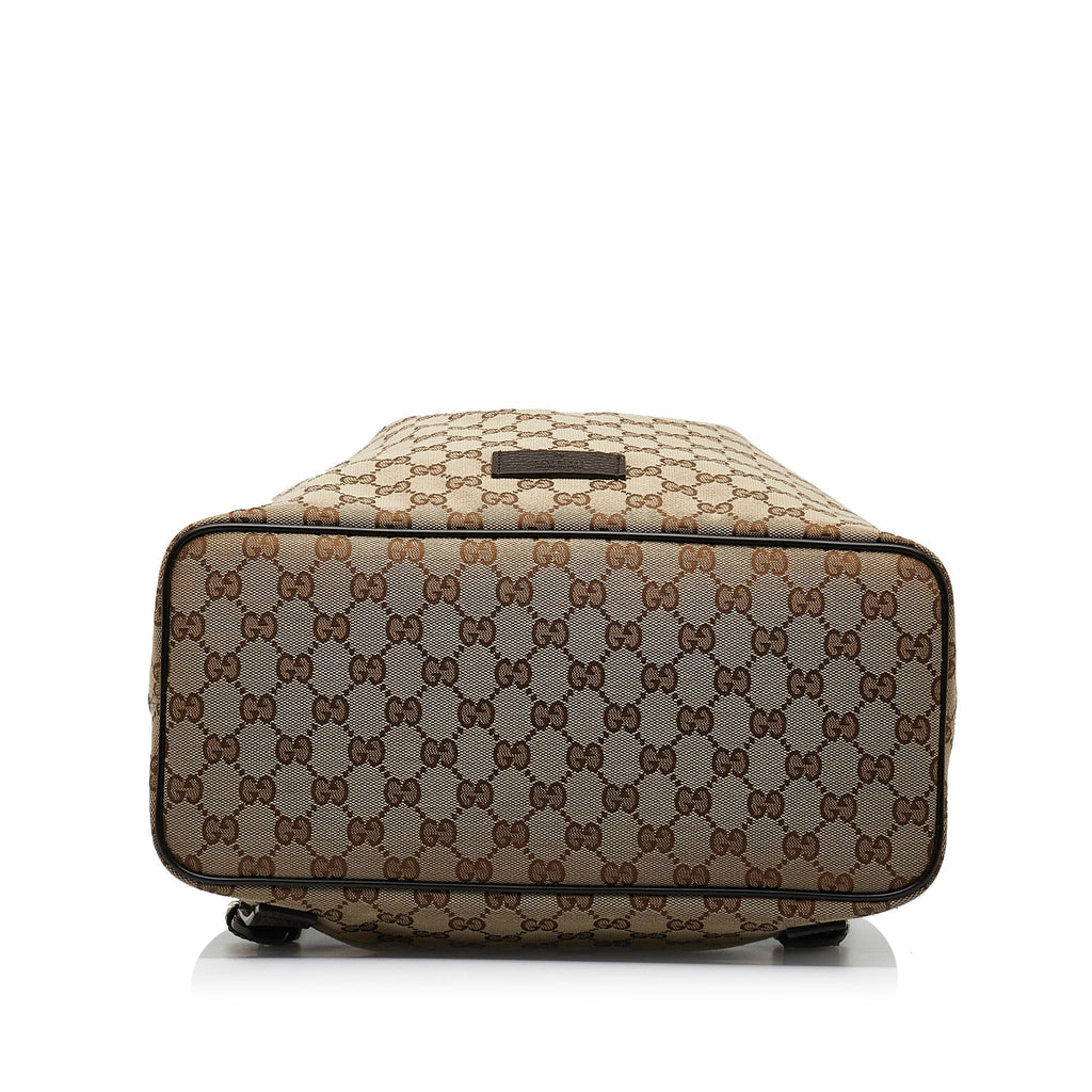 Gucci GG Canvas Drawstring Backpack (SHG-TBk0T0)