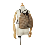 Gucci GG Canvas Drawstring Backpack (SHG-TBk0T0)