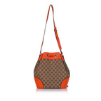 Gucci GG Canvas Drawstring Bucket Bag (SHG-34536)