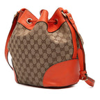 Gucci GG Canvas Drawstring Bucket Bag