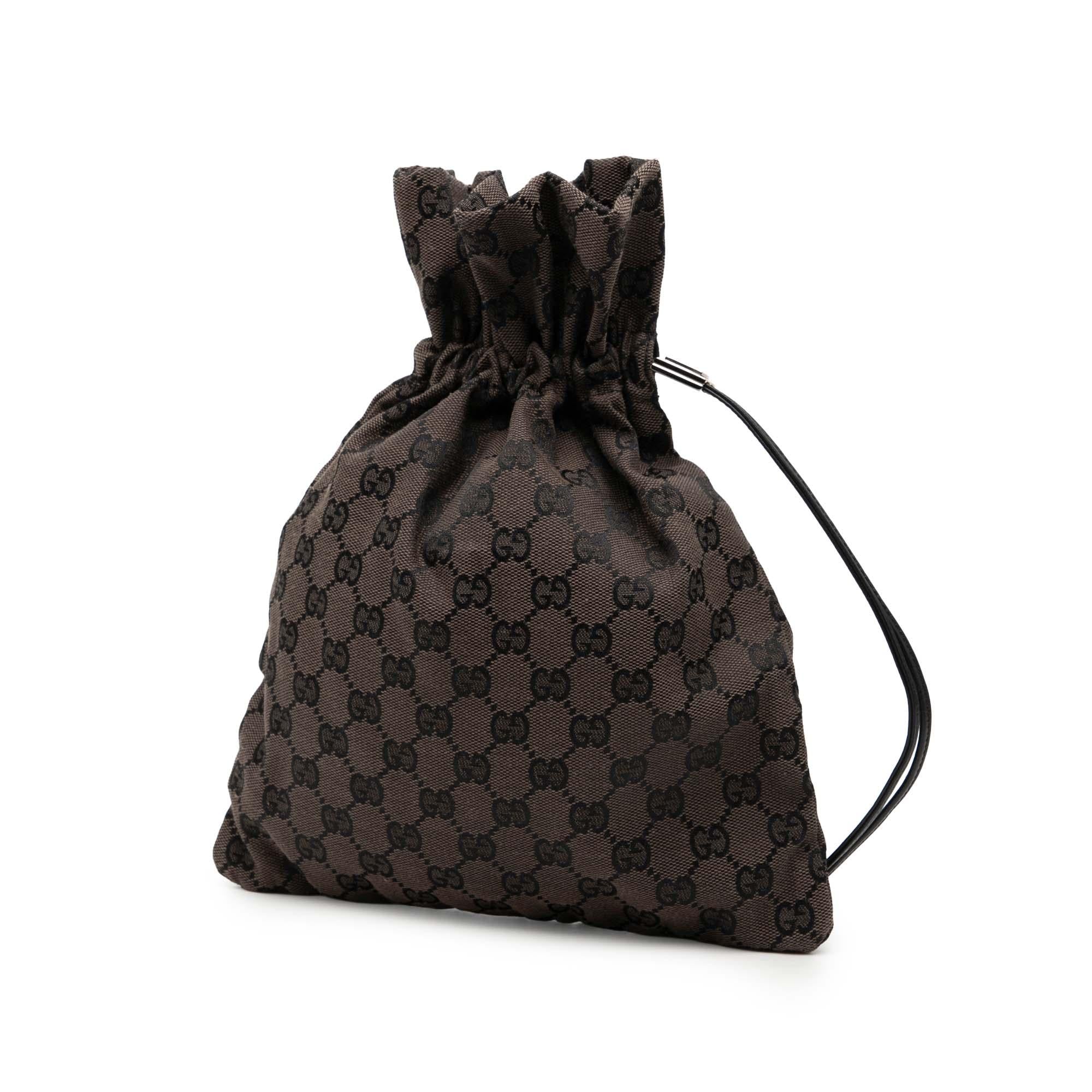 Gucci GG Canvas Drawstring Pouch