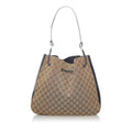 Gucci GG Canvas Drawstring Shoulder Bag (SHG-32073)