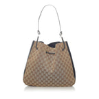 Gucci GG Canvas Drawstring Shoulder Bag (SHG-32073)