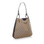 Gucci GG Canvas Drawstring Shoulder Bag (SHG-32073)