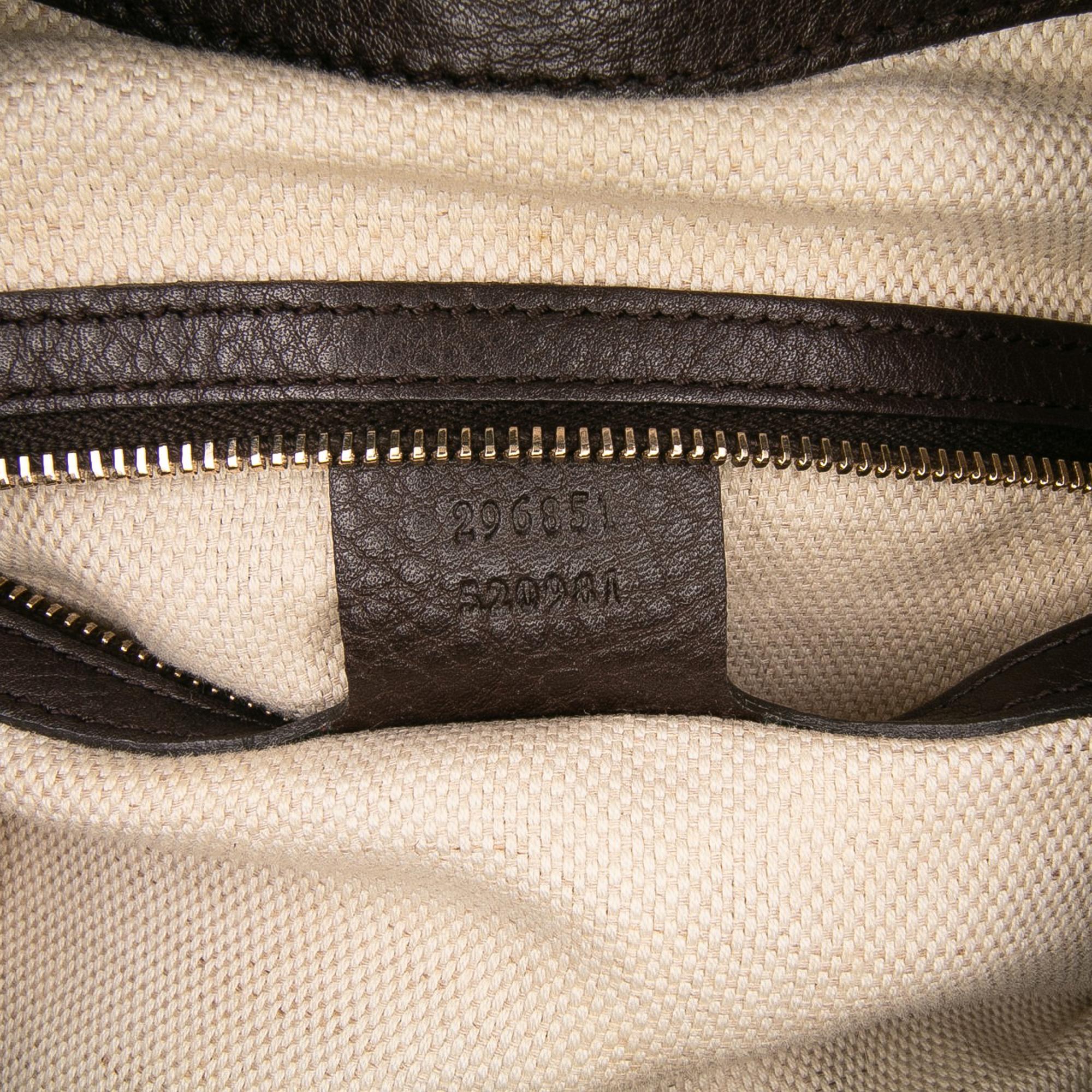 Gucci GG Canvas Dressage Hobo