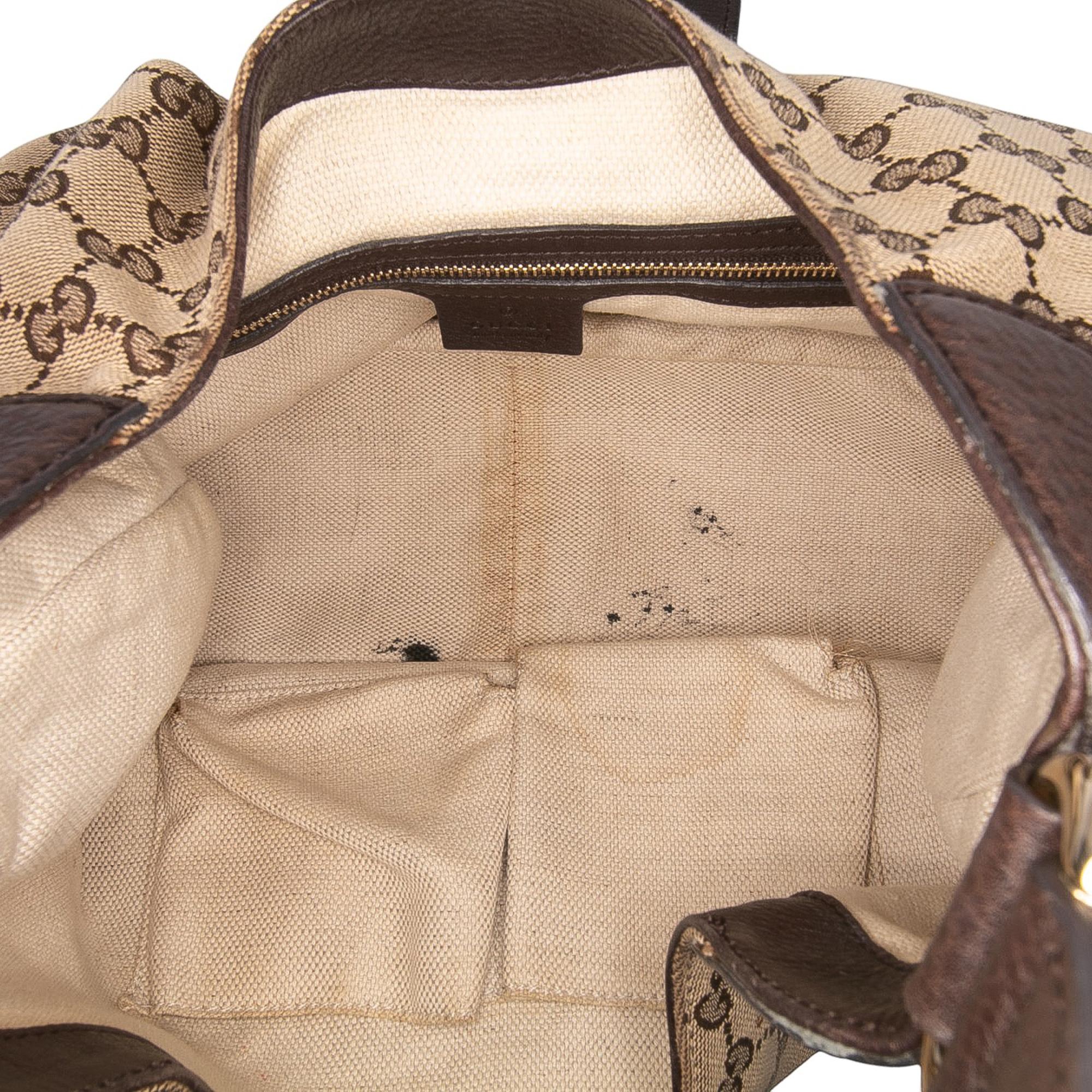 Gucci GG Canvas Dressage Hobo
