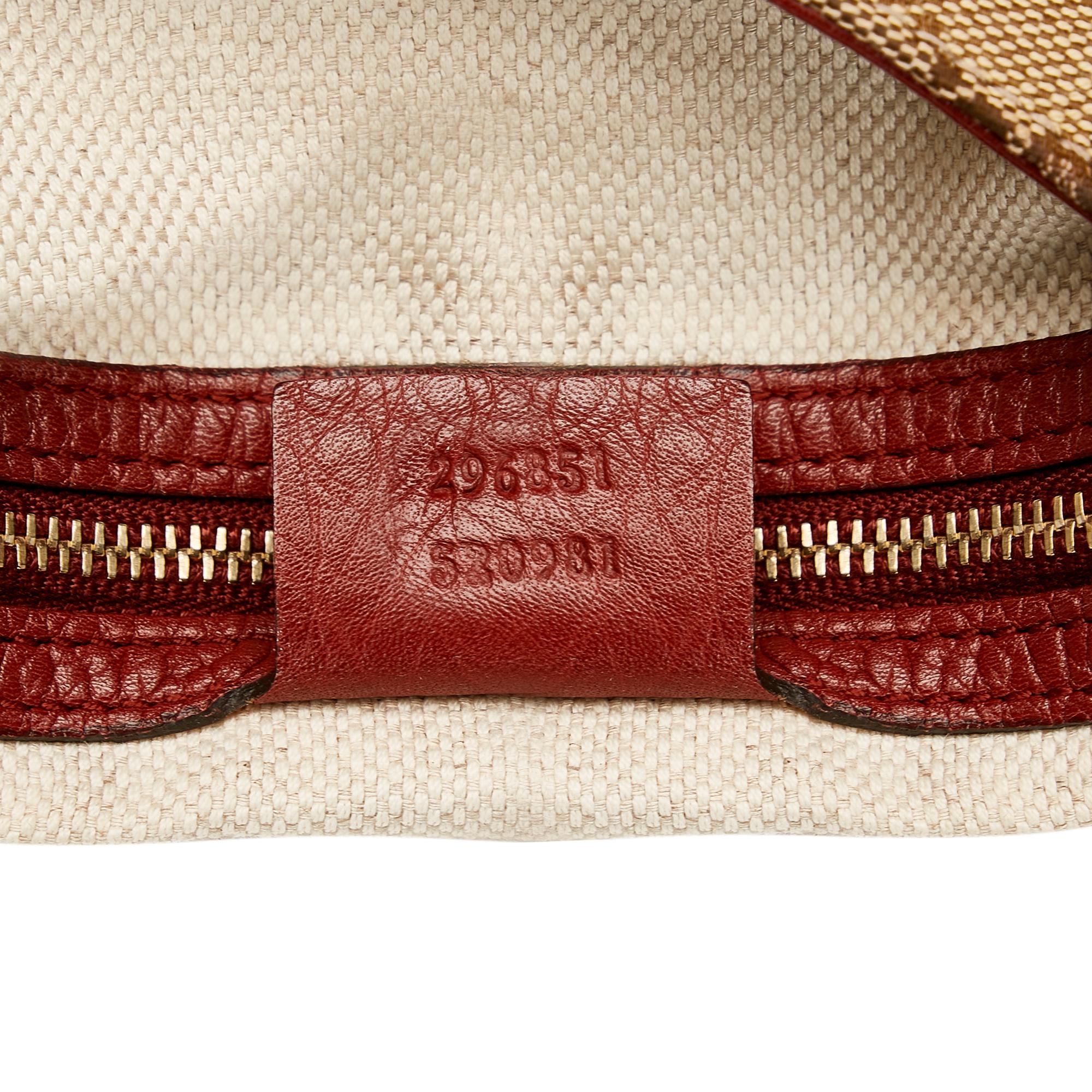 Gucci GG Canvas Dressage Satchel (SHG-cEIFzj)