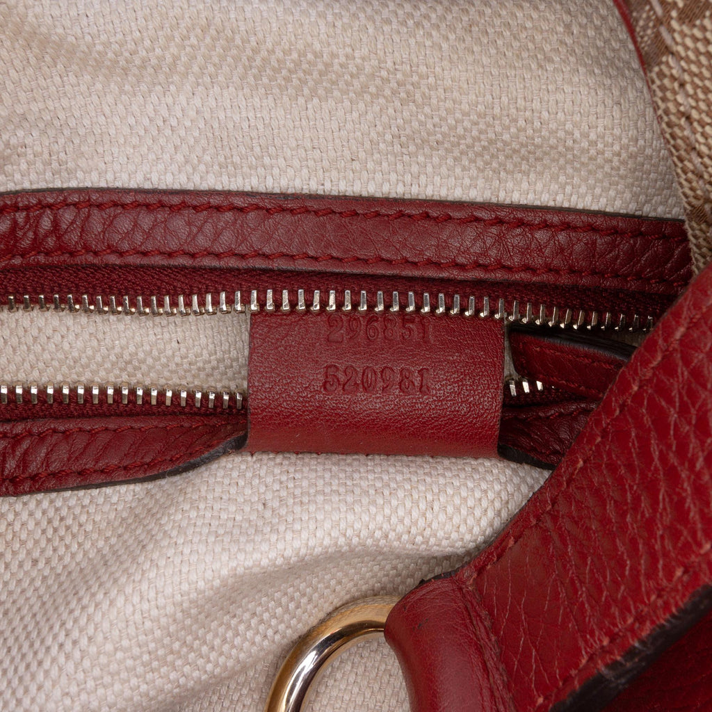 Gucci GG Canvas Dressage Satchel