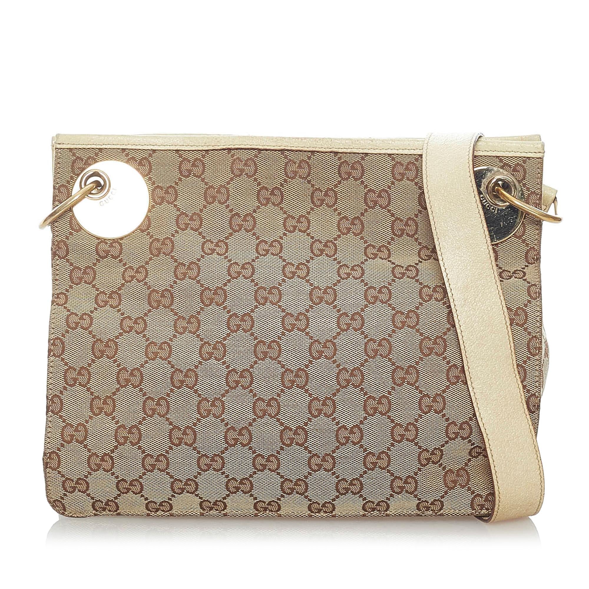 Gucci GG Canvas Eclipse Crossbody Bag (SHG-32119)