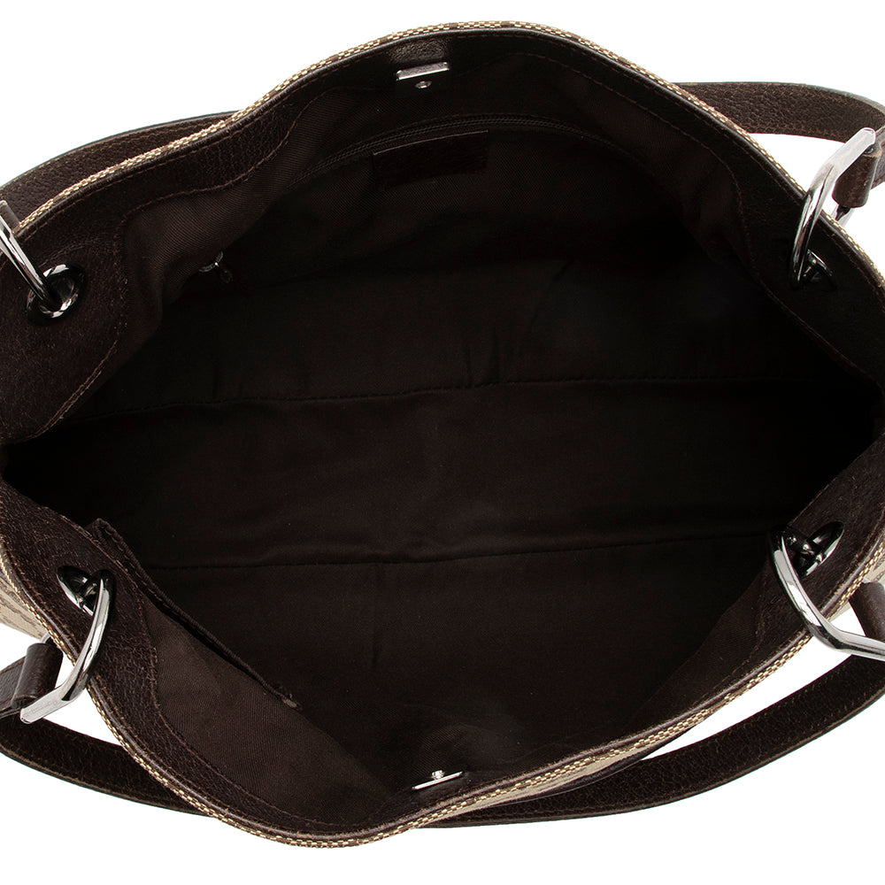 Gucci GG Canvas Eclipse Medium Shoulder Bag (SHF-16635)