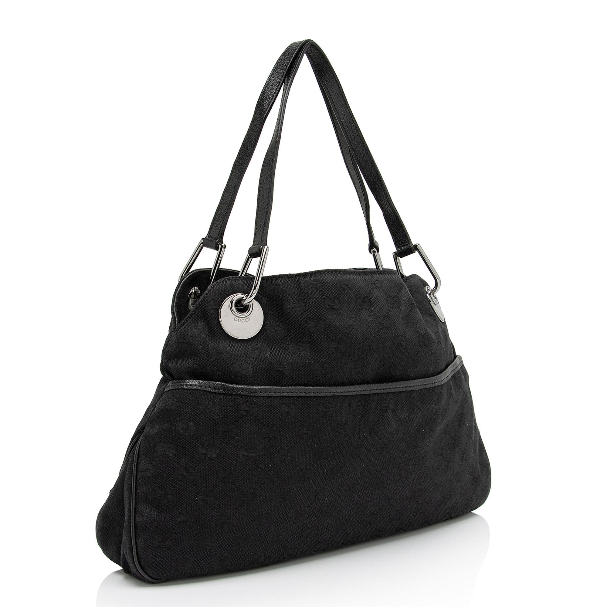 Gucci GG Canvas Eclipse Medium Shoulder Bag (SHF-3PUt2j)