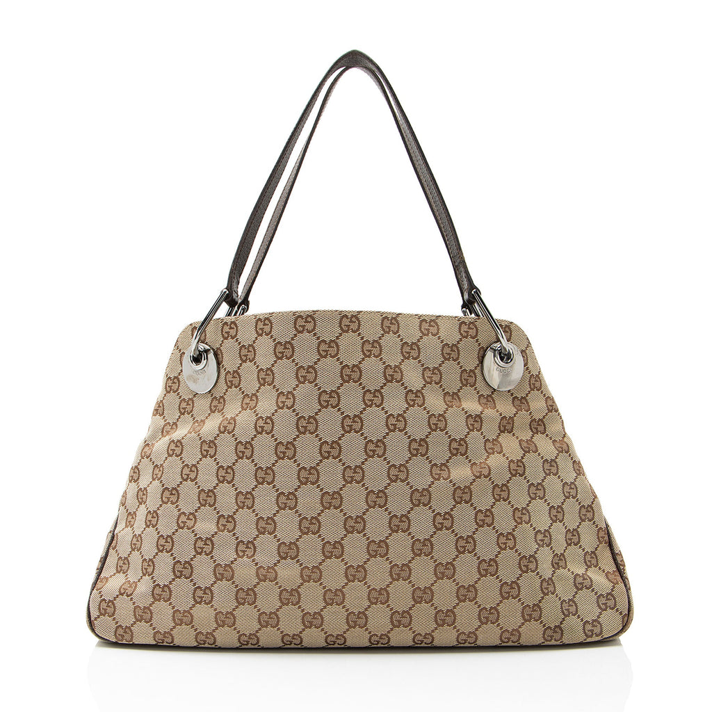 Gucci GG Canvas Eclipse Medium Shoulder Bag