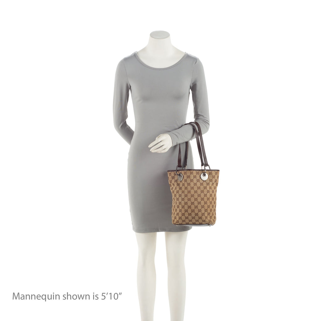 Gucci GG Canvas Eclipse N/S Small Tote (SHF-QqGTJE)