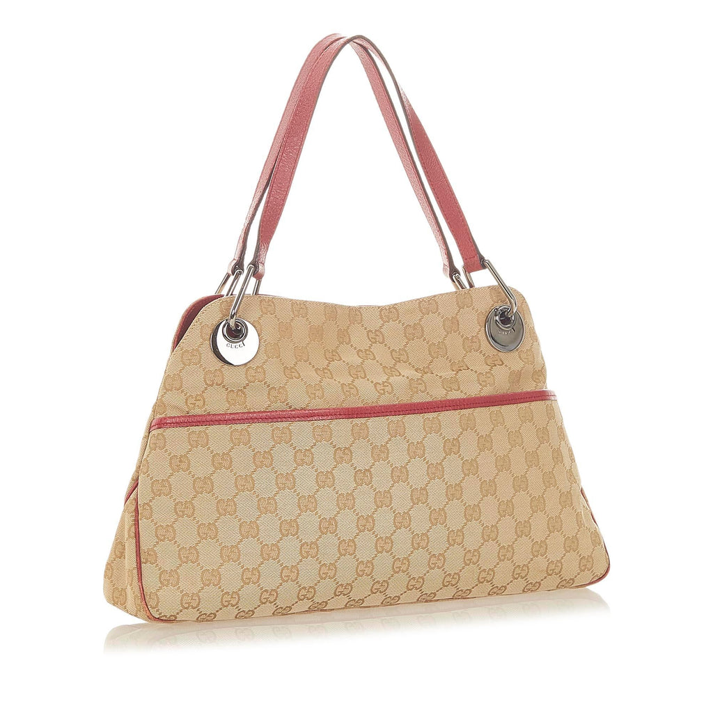Gucci GG Canvas Eclipse Shoulder Bag (SHG-20325)