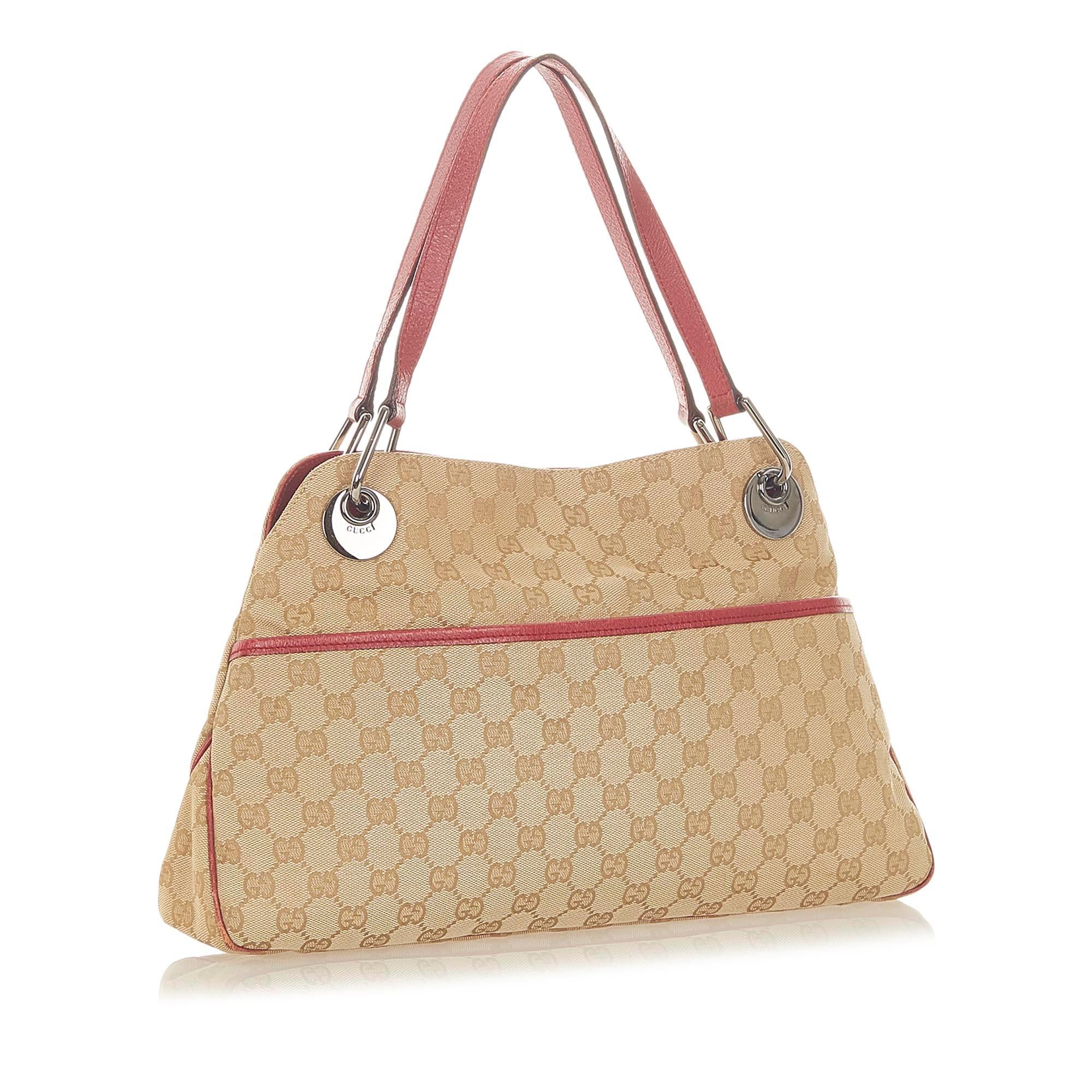 Gucci GG Canvas Eclipse Shoulder Bag (SHG-20325)
