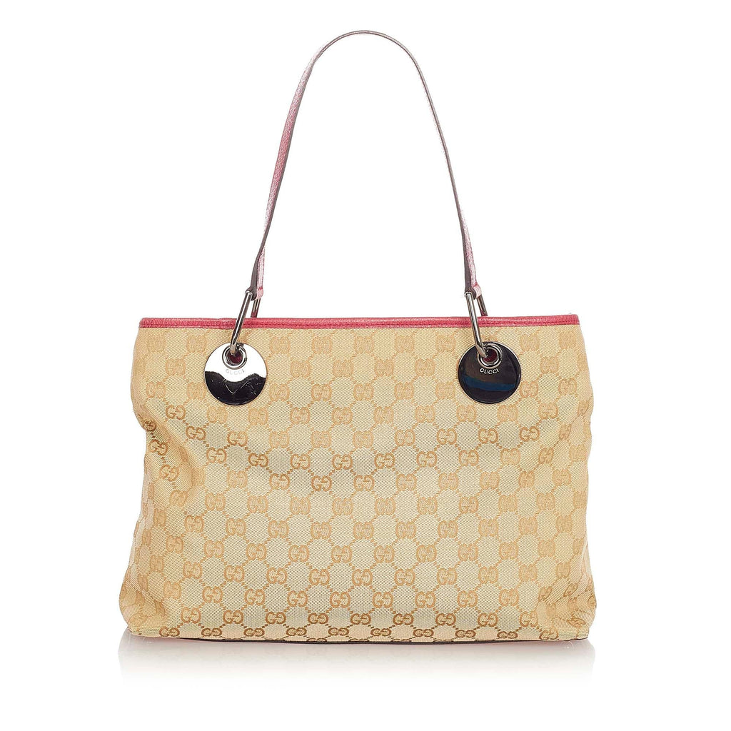 Gucci GG Canvas Eclipse Shoulder Bag (SHG-22203)
