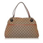 Gucci GG Canvas Eclipse Shoulder Bag (SHG-29205)