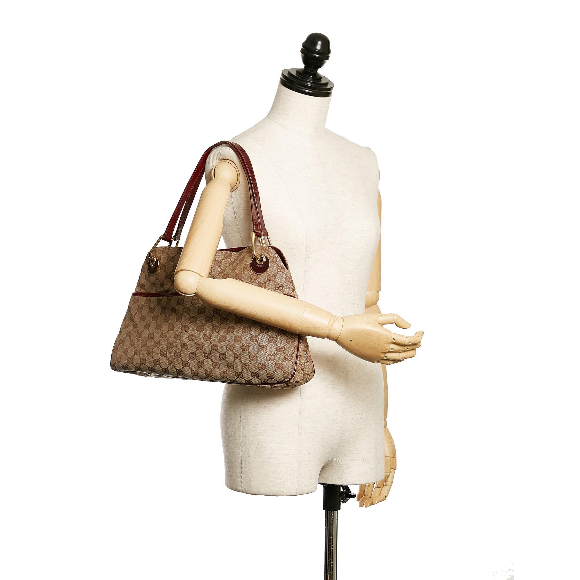 Gucci GG Canvas Eclipse Shoulder Bag (SHG-29850)