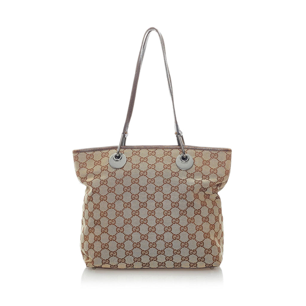 Gucci GG Canvas Eclipse Shoulder Bag (SHG-32066)